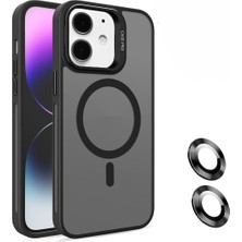 OSG iPhone 11 Uyumlu Lens Koruma Hediyeli Magsafe  Destekli Kamera Standlı Premium Buzlu Kılıf