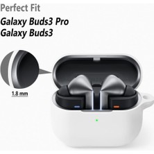 MobaxAksesuar Samsung Galaxy Buds 3 / 3 Pro Kılıf Standart Yumuşak Silikon Kılıf