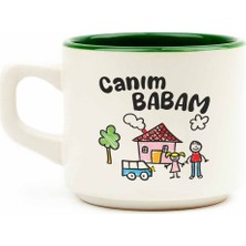 Canım Babam 02 Beyaz Venüs Kupa - Hediye Seramik Kupa
