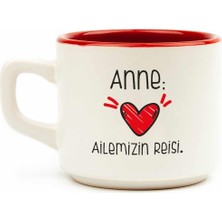 Anne, Ailemizin Reisi Beyaz Venüs Kupa - Hediye Seramik Kupa