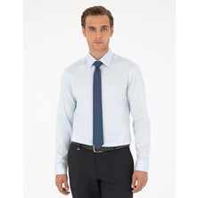 Pierre Cardin Erkek Açık Mavi Slim Fit Uzun Kollu Basic Gömlek 50292520-VR003