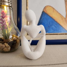 Düşünür Iskandinav Tarzı Biblo Heykel Figür Dekor Dekorasyon 3D 3 Boyutlu Altındal Home