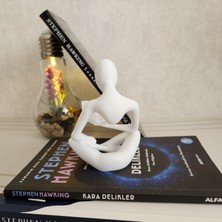 Kitap Okuyan Iskandinav Tarzı Biblo Heykel Figür Dekor Dekorasyon 3D 3 Boyutlu Altındal Home