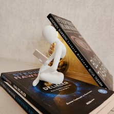 Kitap Okuyan Iskandinav Tarzı Biblo Heykel Figür Dekor Dekorasyon 3D 3 Boyutlu Altındal Home