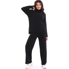 Oversize Fitilli Alt Üst Triko Takım 6308