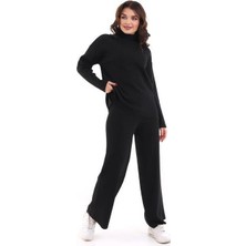 Oversize Fitilli Alt Üst Triko Takım 6308