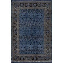 Artemis Halı Bella 06463b Lacivert Gold Bohem Retro Tarz Ipek Halı