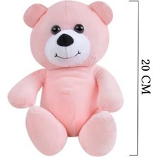 Peluş Ayı Oyuncak 20 cm Pembe