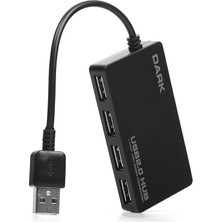 Dark DK-AC-USB242 2.0 4 Port Hub USB Çoklayıcı