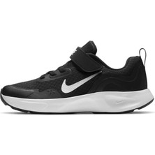Nike Wearallday Ps Black Sneaker Comfort Insole Siyah Çocuk Spor Ayakkabı