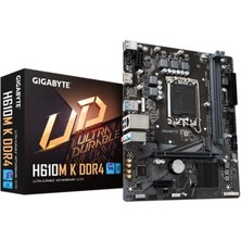 Gıgabyte H610M-K Ddr4 3200MHZ 1xhdmı 1xm.2 USB 3.2 Matx 1700P (12. / 13. ve 14. Nesil Işlemci Uyumlu)