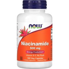 Now Foods Niacinamide 500 mg - 100 Veg Kapsül