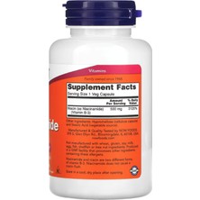 Now Foods Niacinamide 500 mg - 100 Veg Kapsül