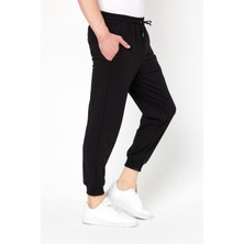 Jogger Fit Erkek Siyah Eşofman Altı