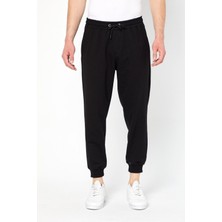 Jogger Fit Erkek Siyah Eşofman Altı