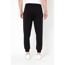 Jogger Fit Erkek Siyah Eşofman Altı