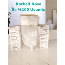 Yerli Çöp Poşeti 13'lü Korbell 15/16L Uyumlu Yerli Bebek Bezi Çöp Poşeti - 6500 Kapasite