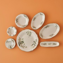 Julia Stoneware 26 Parça 6 Kişilik Kahvaltı Takımı Yeşil