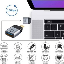 Type C - USB 3.0 10 GB Type C USB 3.1 Otg 10 GB Şarj ve Data Aktarımı