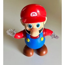 Mario Figür Oyuncak Dans Eden Renkli Işıklı Müzikli Hediyeli Ithal
