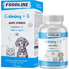 Foodline Calming +S 75 Tablet | Kedi ve Köpekler Için Rahatlama ve Gevşemeyi Destekleyici