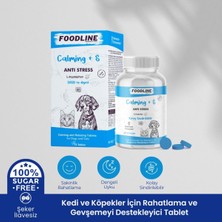 Foodline Calming +S 75 Tablet | Kedi ve Köpekler Için Rahatlama ve Gevşemeyi Destekleyici