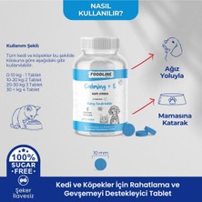 Foodline Calming +S 75 Tablet | Kedi ve Köpekler Için Rahatlama ve Gevşemeyi Destekleyici