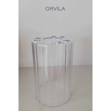 St. Morritz Şeffaf Avize Camı Mika Plastik