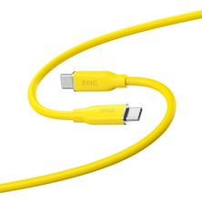 Aohi Silky Usb-C To Usb-C 1m Pd 3.1 480MBPS 140W Süper Hızlı Şarj/data Kablosu