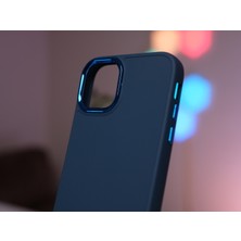 Lara By Afk iPhone 11 Kamera Korumalı Mavi Kılıf