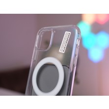 Lara By Afk iPhone 11 Magsafe Wireless Şarj Özellikli Şeffaf Kılıf