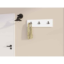 DECORMET 3LÜ ASKILIK 80 CM BEYAZ