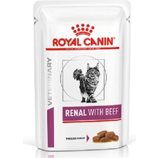 Royal Canin Veterinary Renal Biftekli Kedi Konservesi 85 gr 12 Adet