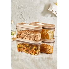 Vip Ahmet Lux 4 Lü Erzak Saklama Kabı 4x2 Lt VP-303  Bakır