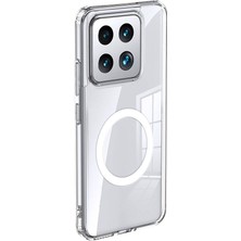 Kupa Xiaomi Mi 14 Kılıf Darbe Emici Mat Arka Yüzey Magsafe Renkli Kenar Şık Kapak