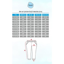 Perendi Garni Detaylı Kız Çocuk Eşofman Altı Gül Kurusu