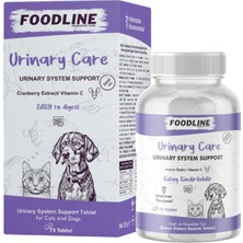 Foodline Urinary Care 75 Tablet | Kedi ve Köpekler Için Idrar Sağlığını Destekleyici