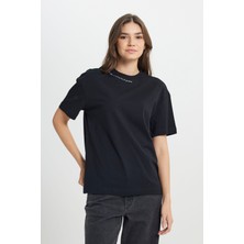 Wrangler Loose Fit Rahat Kesim Bisiklet Yaka %100 Pamuk Beyaz Tişört