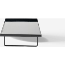 Rarart Concept Siyah Metal Tepsi -  Dekoratif Sunum Ve Servis Tepsisi - Apresentacao