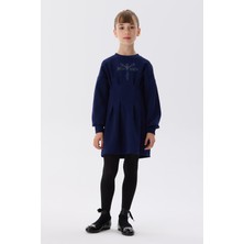 Tyess BG Store Kız Çocuk Lacivert Elbise