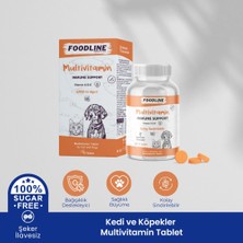 Foodline Multivitamin 75 Tablet | Kedi ve Köpekler Için Immun Sistem Destekleyici