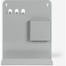 Rarart Concept Gri Metal Anahtarlık - Fonksiyonel Düzenleyici - Multiguna