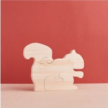 Woodhub Ahşap Puzzle Sincap