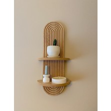 Tekno Trust Ahşap Semplice Meşe Dekoratif Duvar Rafı Kahverengi 15 cm Garantisiz 20 cm Iskandinav Iskandinav