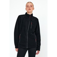 Combine Michail Siyah Renk Fermuarlı 3 Cepli Softshell Polar 5625 - Siyah