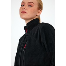 Combine Michail Siyah Renk Fermuarlı 3 Cepli Softshell Polar 5625 - Siyah