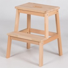 Tekno Trust Iskandinav Basamaklı Ahşap Tabure 50 x 43