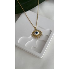 Mi Brillo Accessories Çelik Göz Kolye
