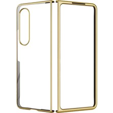 Newface Samsung Galaxy Z Fold 4 Kılıf Fold Element Kapak - Gold 13