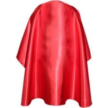 Denbu Tekstil Baskısız Kırmızı Çocuk Pelerini